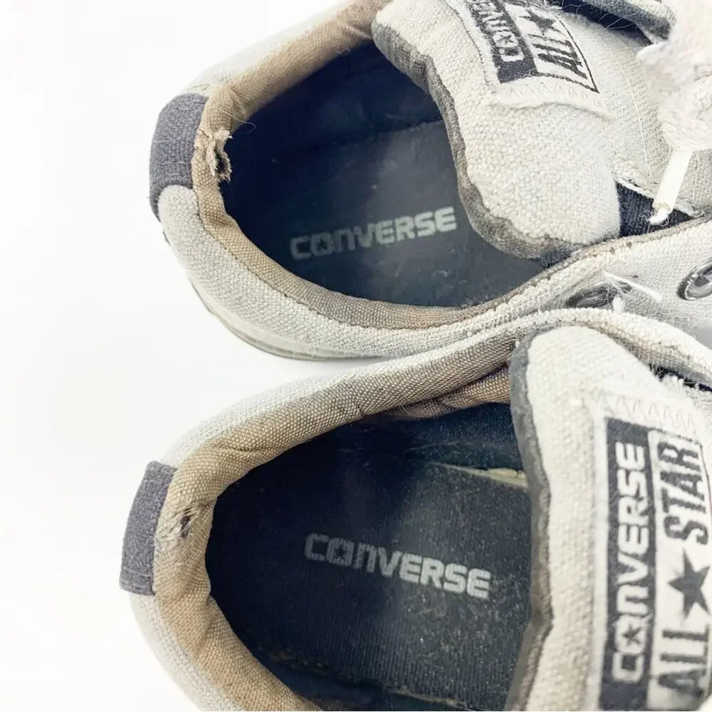 Converse All Star Gray Low Top Sneakers Youth Size 3